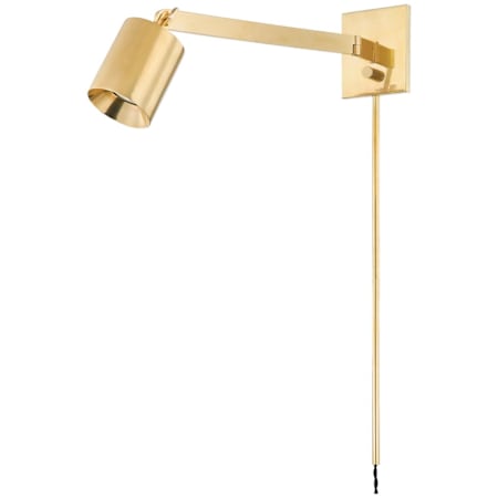 Hudson Valley Lighting Highgrove 9" Tall Wall Sconce Aged Brass