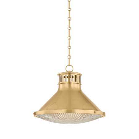 Hudson Valley Lighting Highclere 18" Wide Pendant Aged Brass