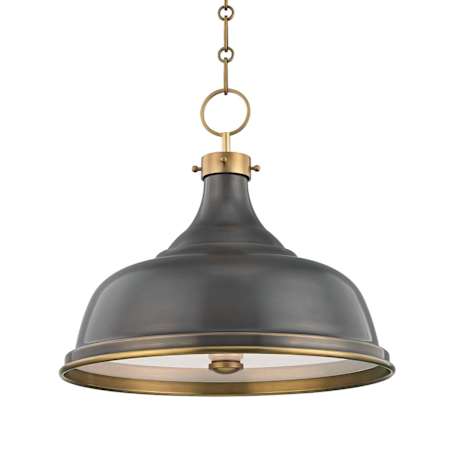 Hudson Valley Lighting METAL NO. 1 3 Light 18" Wide Pendant Antique Distressed Bronze