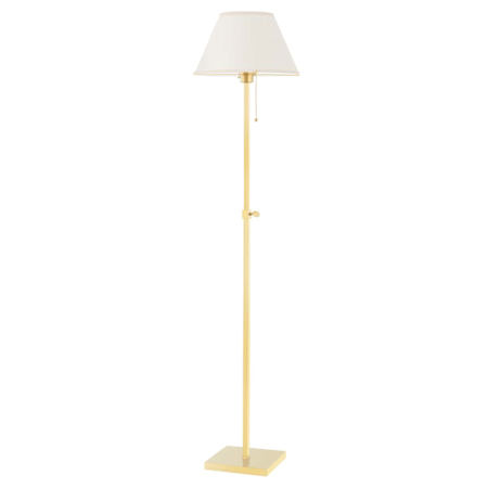 Hudson Valley Lighting Leeds 52" Tall Buffet Floor Lamp Aged Brass