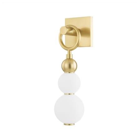 Hudson Valley Lighting Perrin 21" Tall LED Wall Sconce Aged Brass