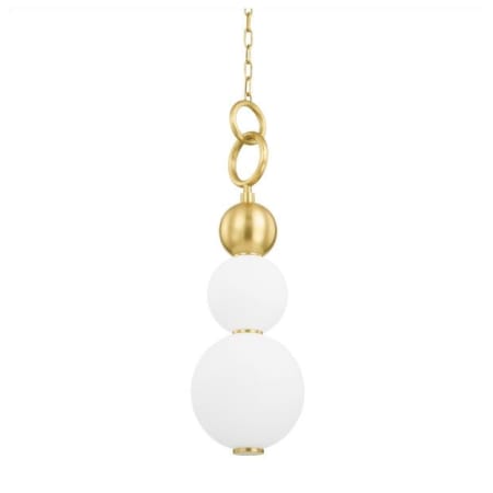 Hudson Valley Lighting Perrin 31" Tall 2700K LED Pendant Aged Brass
