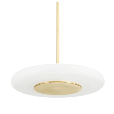 Hudson Valley Lighting Blyford 21" Wide LED Pendant Aged Brass