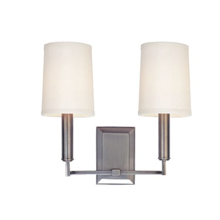 Hudson Valley Lighting Clinton 2 Light 12" Tall Wall Sconce Aged Brass