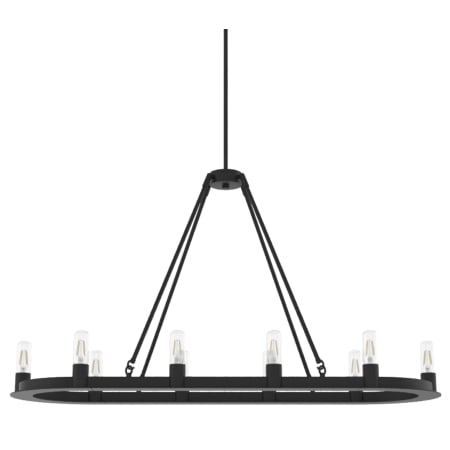 Hunter Saddlewood 10 Light 16" Wide LED Ring Chandelier Natural Iron