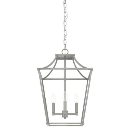 Hunter Laurel Ridge 4 Light 16" Wide Pendant Brushed Nickel