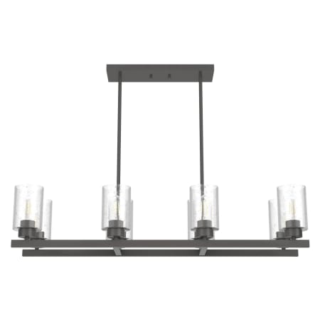 Hunter Hartland 8 Light 40" Wide Linear Chandelier Noble Bronze