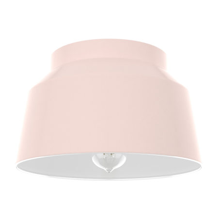 Hunter Cranbrook 12" Wide Flush Mount Ceiling Fixture Blush Pink