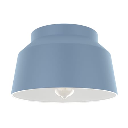 Hunter Cranbrook 12" Wide Flush Mount Ceiling Fixture Indigo Blue
