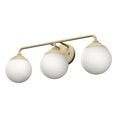Hunter Hepburn 3 Light 25" Wide Smart Vanity Light Painted Modern Brass