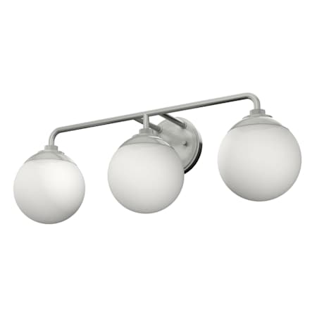 Hunter Hepburn 3 Light 25" Wide Smart Vanity Light Brushed Nickel