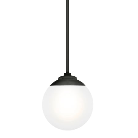 Hunter Hepburn 8" Wide Mini Pendant Matte Black