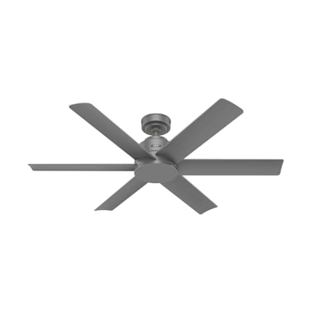 Hunter Kennicott 52" 6 Blade Indoor / Outdoor Ceiling Fan with Wall Control Matte Silver