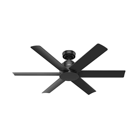 Hunter Kennicott 52" 6 Blade Indoor / Outdoor Ceiling Fan with Wall Control Matte Black