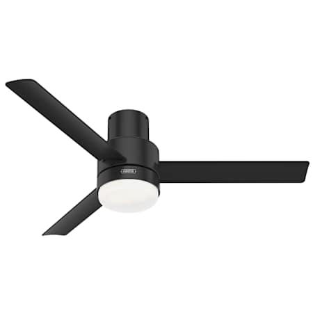Hunter Gilmour 52" 3 Blade Indoor / Outdoor LED Ceiling Fan with Remote Control Matte Black