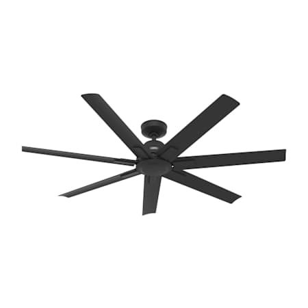 Hunter Downtown 60" 7 Blade Indoor / Outdoor Ceiling Fan with Wall Control Matte Black