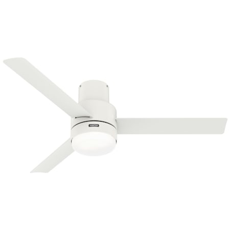 Hunter Gilmour 52" 3 Blade Indoor / Outdoor LED Ceiling Fan with Remote Control Matte White