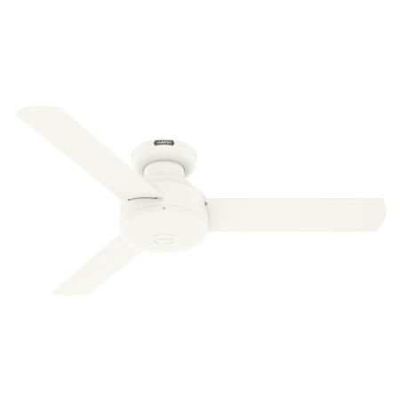 Hunter Presto 44" 3 Blade Hugger Indoor Ceiling Fan with Wall Control Matte White
