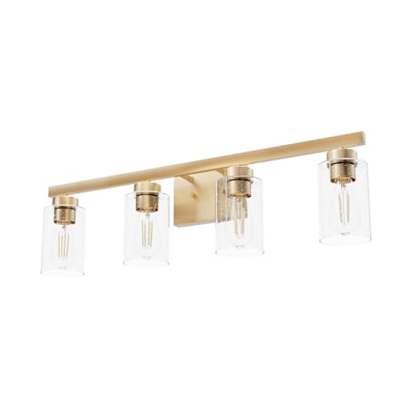 Hunter Hartland 4 Light 6" Wide Vanity Light Alturas Gold