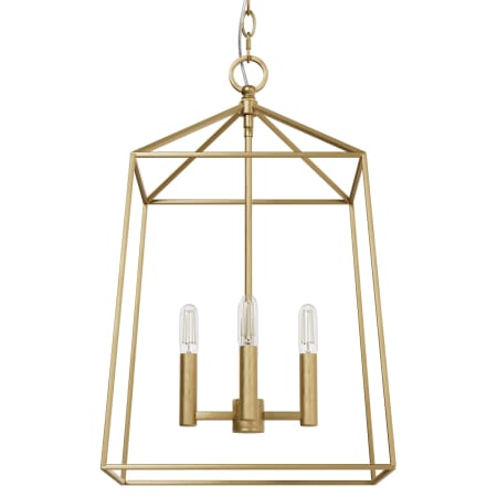 Hunter Fair Oaks 4 Light 14" Wide Pendant Luxe Gold
