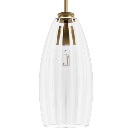 Hunter Rossmoor 7" Wide Mini Pendant Luxe Gold