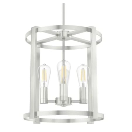 Hunter Astwood 4 Light 16" Wide Pendant Brushed Nickel
