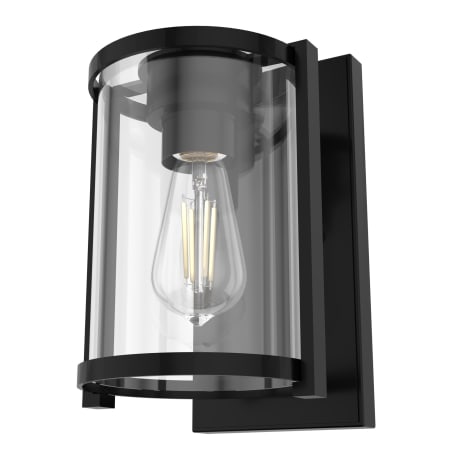 Hunter Astwood 10" Tall Bathroom Sconce Matte Black