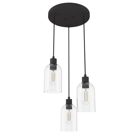 Hunter Lochemeade 3 Light 15" Wide Multi Light Pendant Noble Bronze