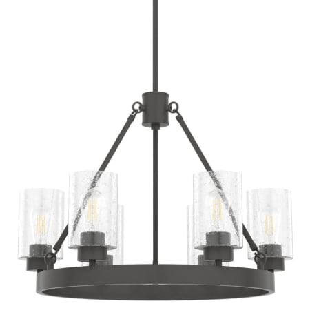 Hunter Hartland 6 Light 24" Wide Ring Chandelier Noble Bronze