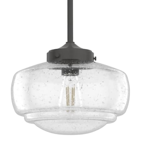 Hunter Saddle Creek 10" Wide Mini Pendant Noble Bronze / Seeded