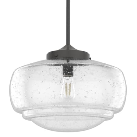 Hunter Saddle Creek 16" Wide Pendant Noble Bronze / Seeded