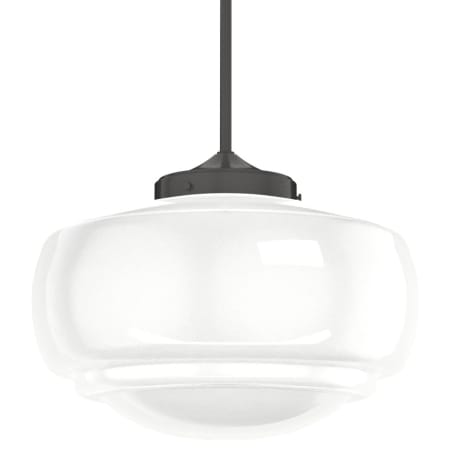 Hunter Saddle Creek 16" Wide Pendant Noble Bronze / Cased White