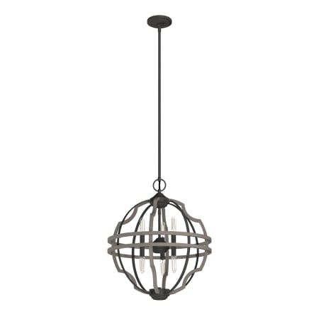 Hunter Stone Creek 6 Light 20" Wide LED Pendant Noble Bronze