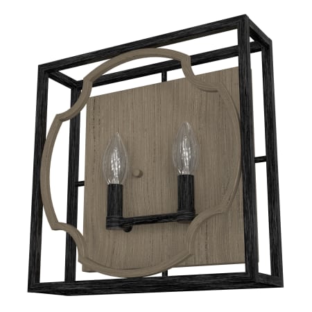 Hunter Stone Creek 2 Light 13" Tall LED Wall Sconce French Oak