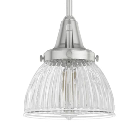 Hunter Cypress Grove 7" Wide Mini Pendant Brushed Nickel
