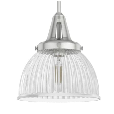Hunter Cypress Grove 10" Wide Mini Pendant Brushed Nickel