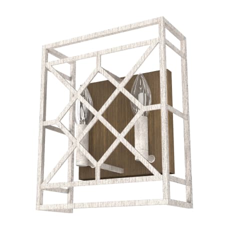 Hunter Langwood 2 Light 12" Tall LED Wall Sconce Distressed White
