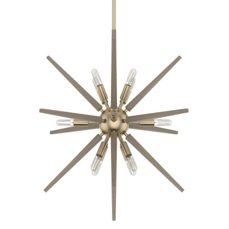 Hunter Jupiter Star 12 Light 24" Wide Multi Light Pendant Alturas Gold
