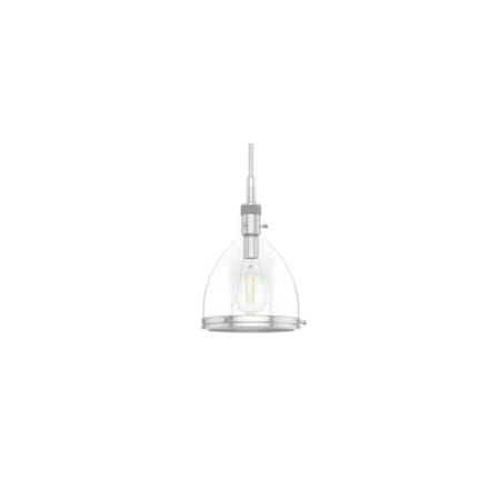 Hunter Van Nuys 10" Wide Mini Pendant Brushed Nickel