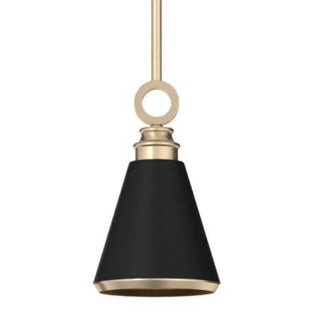 Hunter Klein 6" Wide Mini Pendant with Metal Shade Alturas Gold