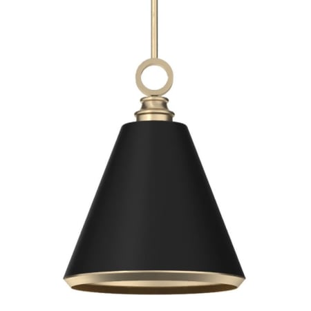 Hunter Klein 13" Wide Pendant with Metal Shade Alturas Gold