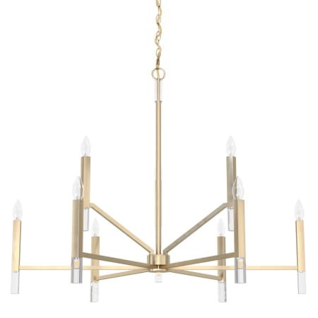 Hunter Sunjai 9 Light 40" Wide Taper Candle Style Chandelier Alturas Gold