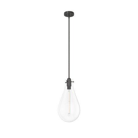Hunter Lundin 11" Wide Pendant Noble Bronze