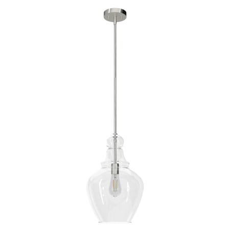 Hunter Maple Park 12" Wide Pendant Brushed Nickel