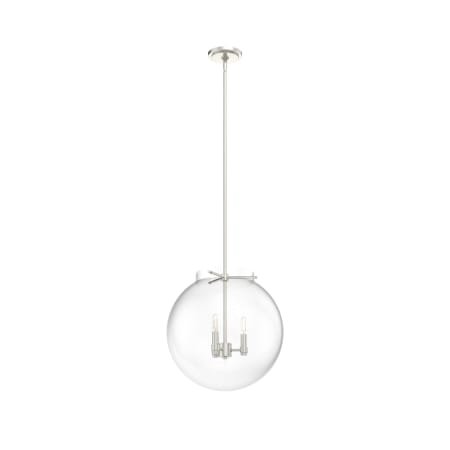 Hunter Sacha 3 Light 16" Wide Pendant Brushed Nickel
