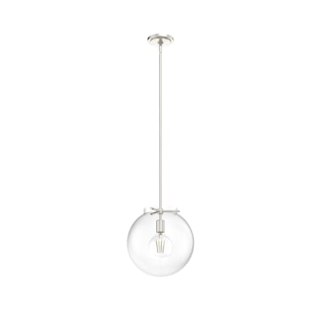 Hunter Sacha 12" Wide Pendant Brushed Nickel