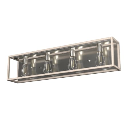 Hunter Squire Manor 4 Light 33" Wide Bathroom Vanity Light Brushed Nickel