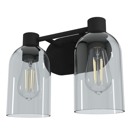 Hunter Lochemeade 2 Light 13" Wide Bathroom Vanity Light Natural Iron