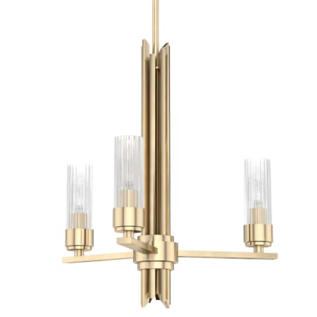 Hunter Gatz 3 Light 18" Wide Chandelier Alturas Gold