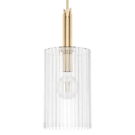 Hunter Gatz 10" Wide Mini Pendant Alturas Gold